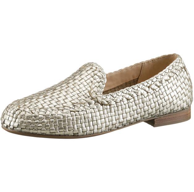 Women's Slip-ons Ara Atlanta Moccasin Platinum