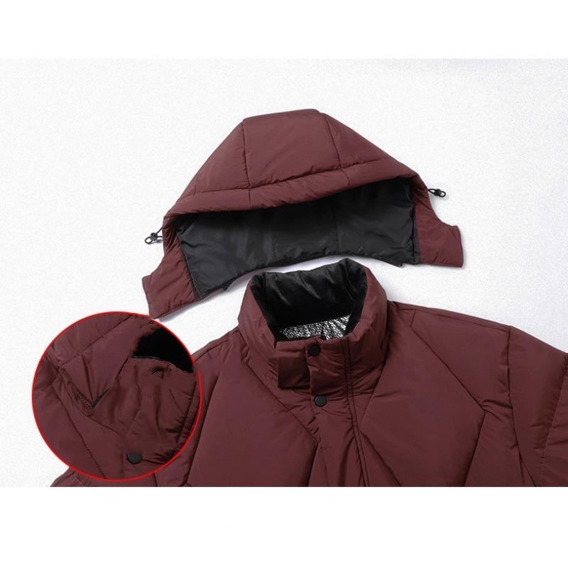 Autumn Winter Men Thick Warm Puffer Jacket Casual Cotton Padded Coat Male Outwear Windproof  Urban Parkas Coats
