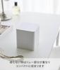 Yamazaki Jitsugyo Accessory Tray 4 Tier Square White W9 X D9 X H10cm Tower with Lid Accessory Case Accessory Storage 1753