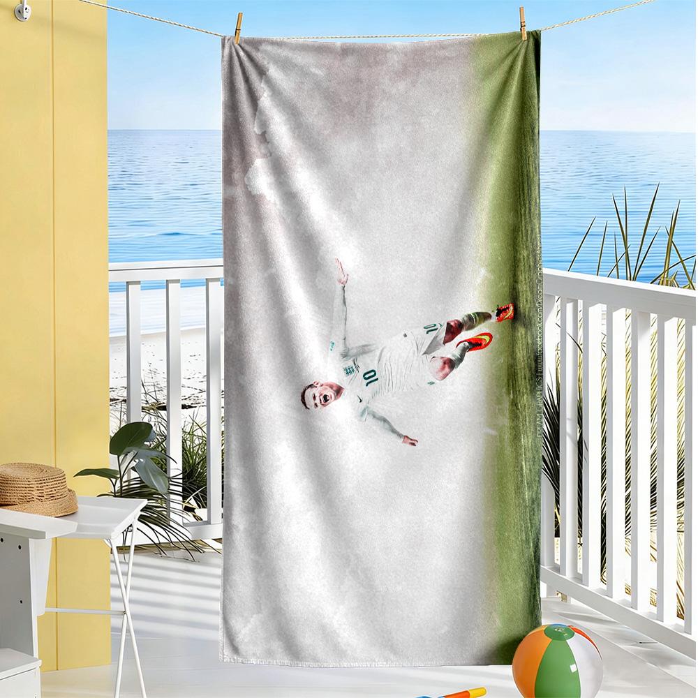 Ronaldo's Legacy Beach Towel Quick-Dry Soft Microfiber Comfortable Lightweight
