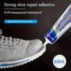 Strong Shoe Repair Adhesive - Transparent Flexible Plastic Material Adhesive, Tubular Quick Drying Shoe Fixing Solution, Shoe Adhesive
