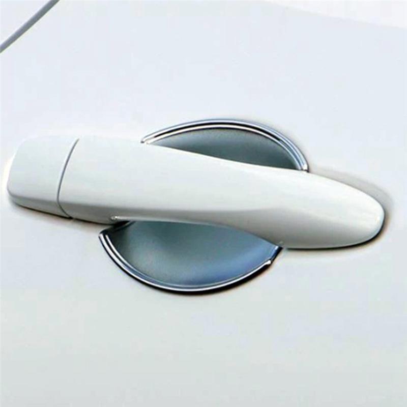 Car Carbon Fiber Door Handle Bowl Cover Cup Cavity Trim ert Catch Molding Garnish Replacement Parts For Nissan Aura