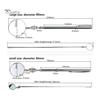 Puntos Car Maintenance Folding Telescopic Reflector Welding Chassis Inspection Mirror