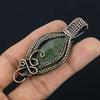 Prehnite Jewelry, 999 Copper Wire Wrapped Pendant Handmade Gemstone Jewelry, Gifts For Wife Brand New Pendant