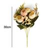 Multicolor Tea Roses Vases Home Decor Artificial Flowers Fake Daisy Plastic Wedding Decorative Floral Arrangements