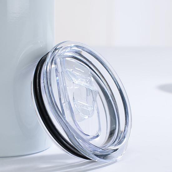 1 Set 20oz Thermal Cup Leak-proof Sublimation Tumbler Stainless Steel Insulated Cup with Straw for Travel Home