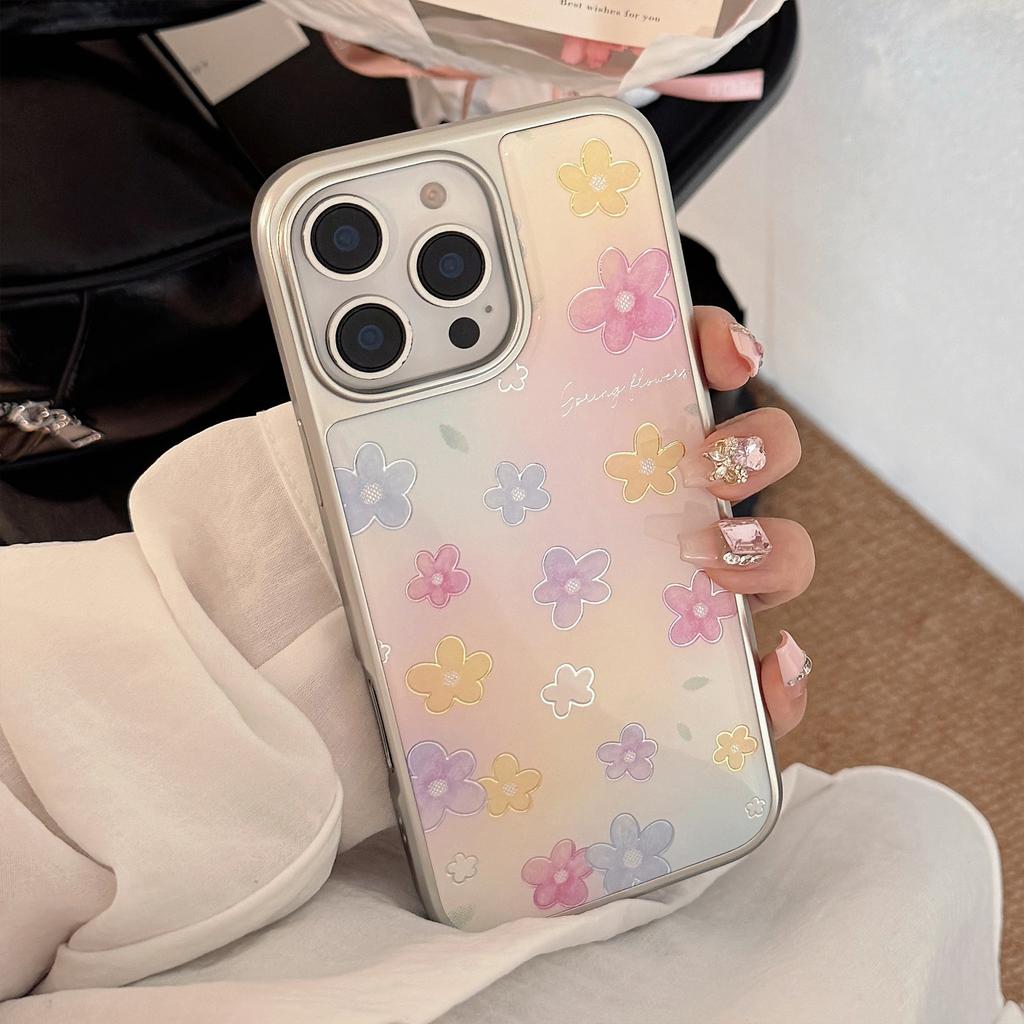 Gilded Drip Glue 17 Apple 16 Pro Max Phone Case iPhone 15 Halo Flower 1