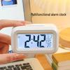 Multifunctional Smart Student Alarm Clock: Extra Loud, Silent, Rechargeable, with Temperature Display and Night Light
