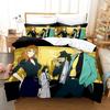 3rd,  Lupin 3D Print Anime Duvet Cover Set Single Double Queen King Size Bedding Set for Boys Duvet Cover Bed Set Quilt Cove