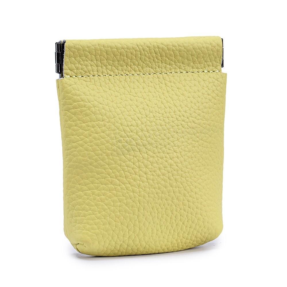 Portable Self-closing Mini Coin Purse Leather Solid Color Small Wallet Wallet Bag Men