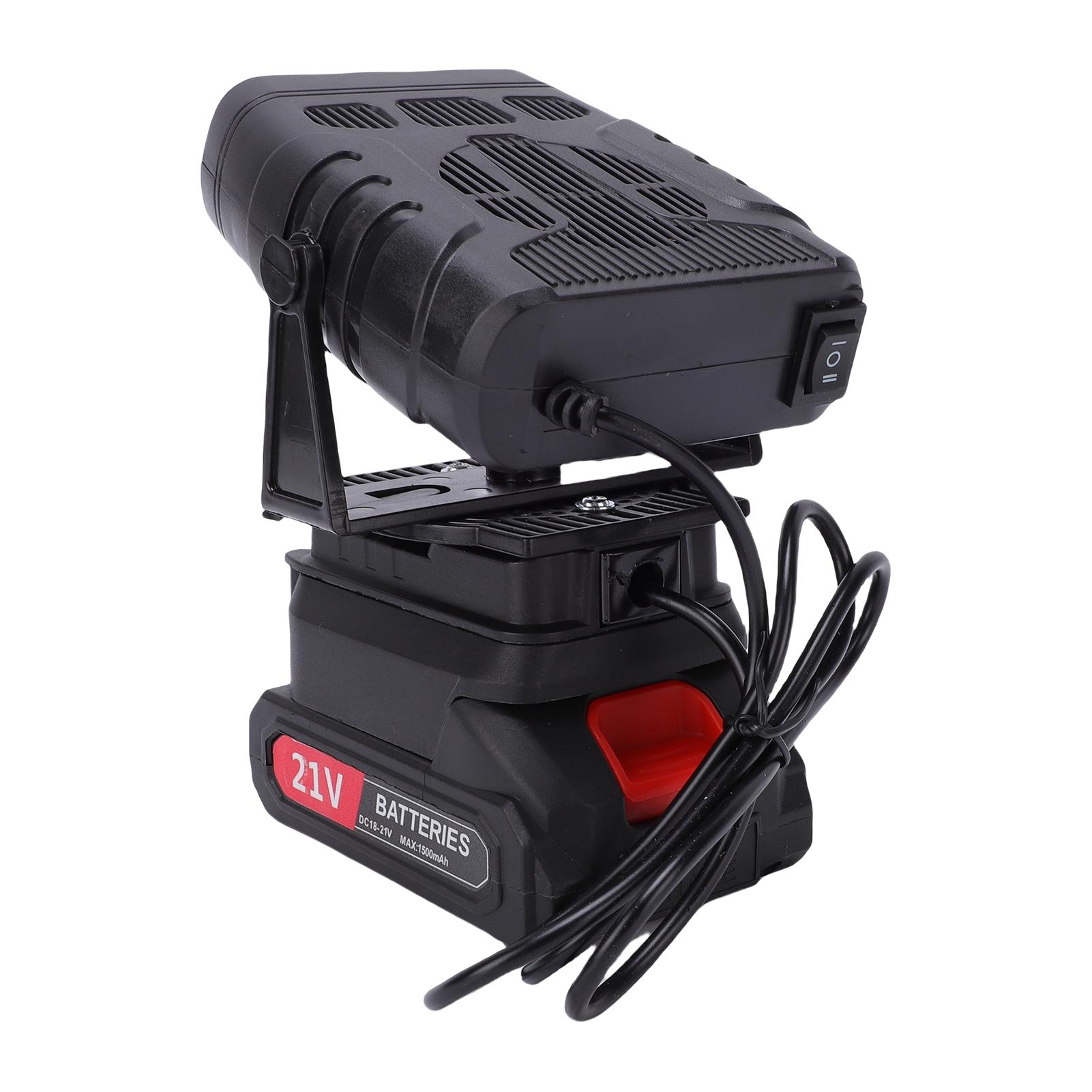 

Car Heater 50w 360 degrees Rotation Quiet Anti Tip Over Car Heater Defogger for Electric Tricycle Construction Site Outdoor