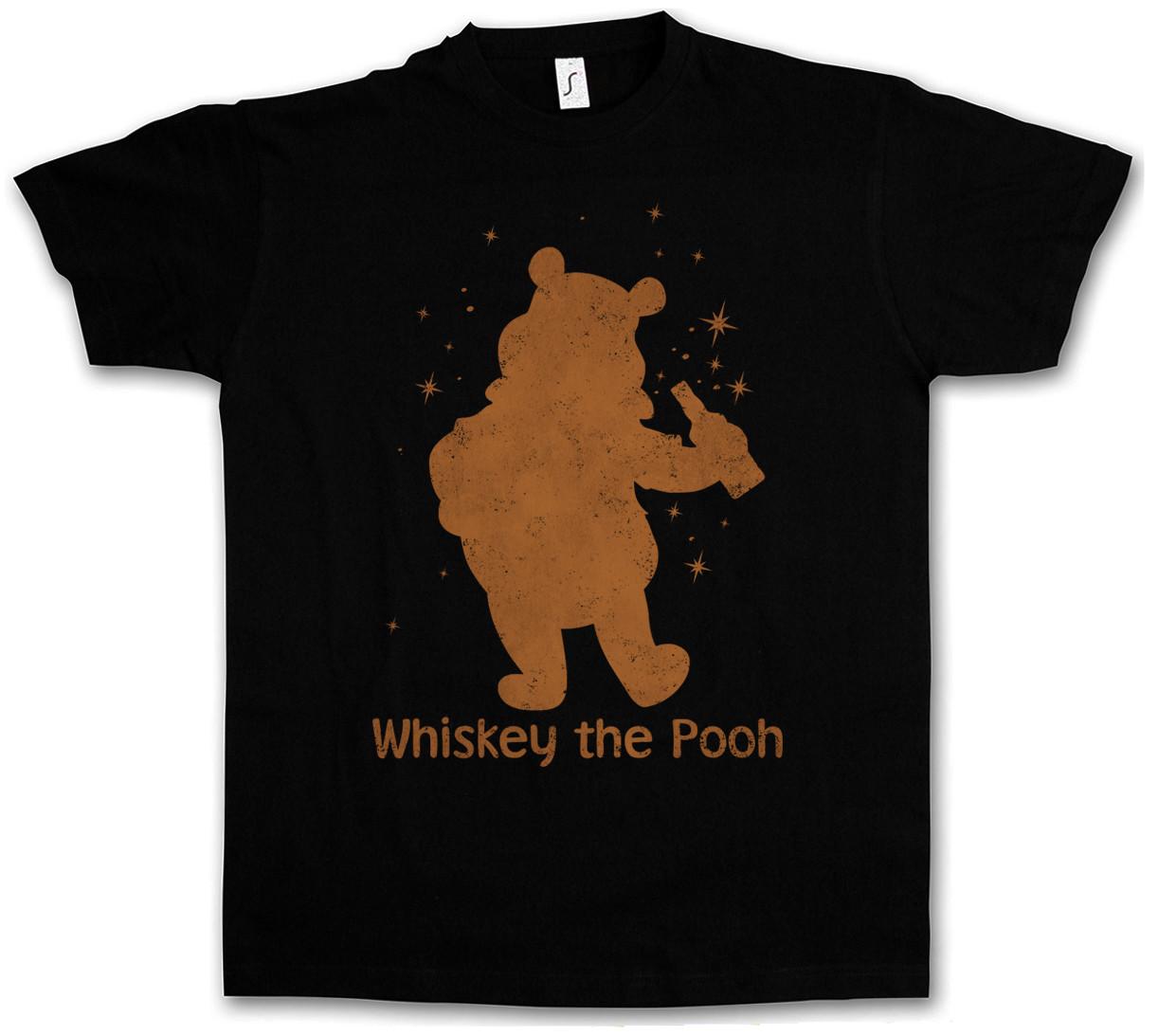 Whiskey the Pooh T-Shirt Fun Alcohol Drunk wasted intoxicated drunken Hangover XXXXL