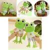 Adorable Green Frog Plush Toy Perfect For Cuddling With Soft Pp Cotton Filling