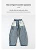 Boys' Spring & Autumn Straight Leg Cargo Jeans - Trendy Cool Style for 2026