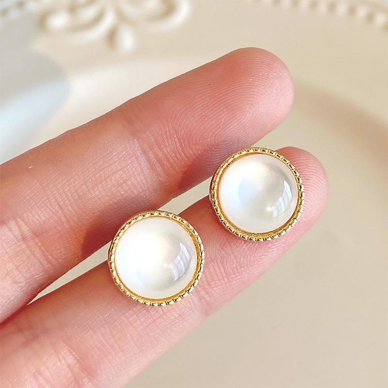 Elegant Floral Bow Earrings - High-End French Design for Women