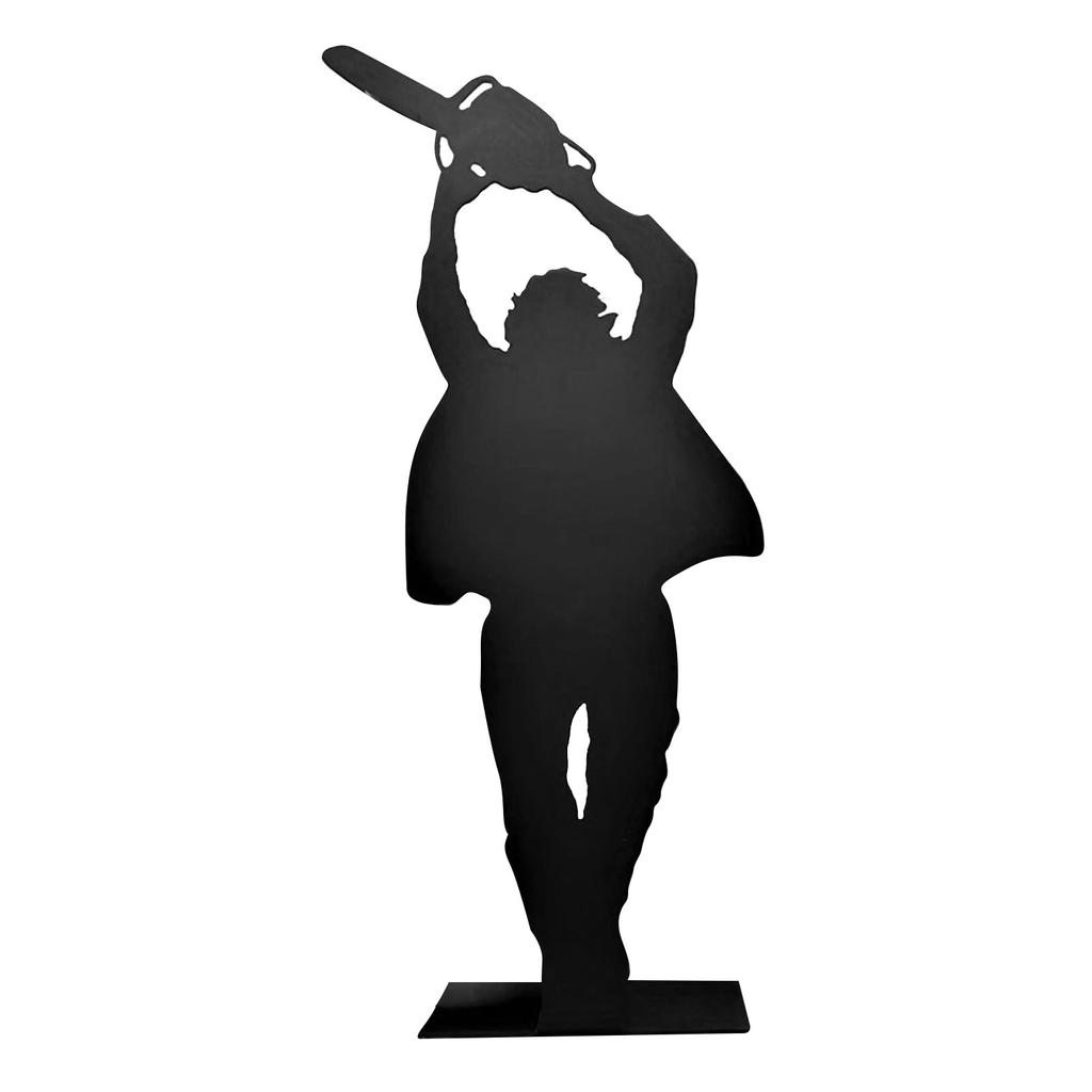 ჰელოუინის დესკტოპის ჩრდილების ფიგურების ორნამენტები ლითონის ფხვნილის საფარით მაგიდის ზედაპირი სახლის დეკორაციები 6 ინჩი