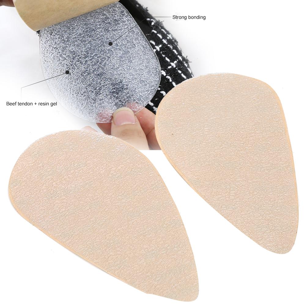 2 Pairs Non slip Shoe Sole Sticker High Heeled Shoes Sole Patch Protector (Pointed Head)