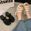 High-end Outer Wear Platform Slippers Women's 2025 Summer New Heightening Lightweight Softness Roman Casual Beach Sandals