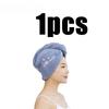 Quick-Dry Hair Hat  Super Absorbent Soft Towels Coral Fleece Shower Cap Bathroom Women Head Towels Girls Cute Dry Hair Bonnets