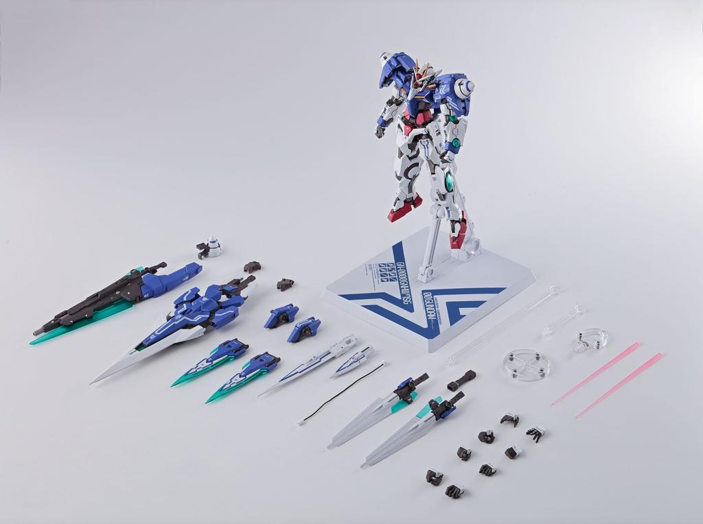 TAMASHII NATIONS METAL BUILD Mobile Suit Gundam 00 Gundam Seven Approximately 180mm ABS PVC Diecast Painted Movable Figure Sword/G & &