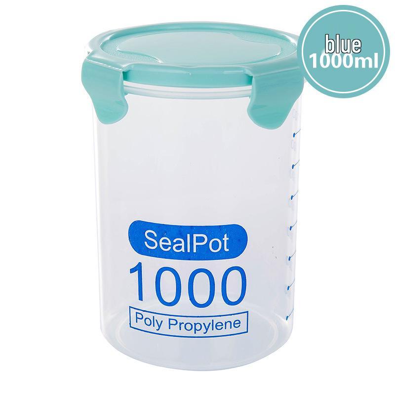 Transparent Food-Grade Jars for Grains, Cereals, Snacks, Tea, and Dry Goods Storage