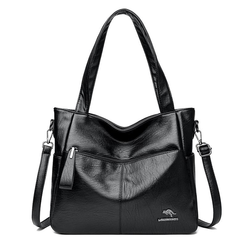 

Soft Leather Shoulder Bag for Women Large Totes Feminine Crossbody Bag High-quality Luxury Bag