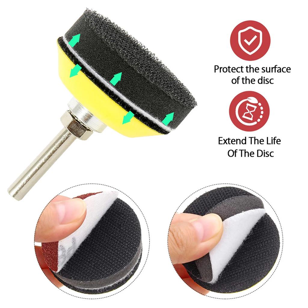 195Pcs 2 Inch Wet And Dry Sandpaper Polishing Pads Sanding Disc For Car Headlight Repair Wood Glass Stone Sanding Accessories