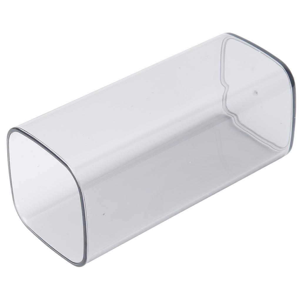 400ml Square Acrylic Cup Reusable Modern Tea Milk Juice Coffee Mug for Home Office UseGray