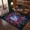 Crystal Palace Football Print Crystal Velvet Rug, Comfortable Water Absorbent Non Slip Indoor Floor Carpet