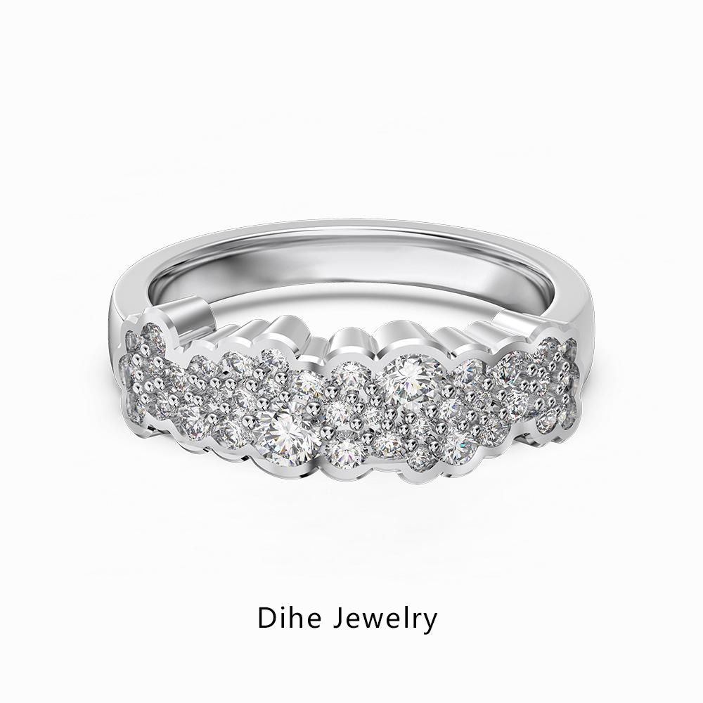 Korean Style S925 Sterling Silver Zircon Ring – Women's Bestseller, Festive Design