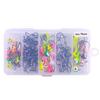 60/75Pcs Fishing Lure Hooks Kit Super Sharp Rustproof Corrosion Resistant Portable Freshwater Metal Hooks Fishing Jig Set