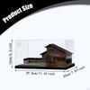 1/64 Japanese Train Station Model Creative Gift Building Kit 3D Puzzle Architecture Scene