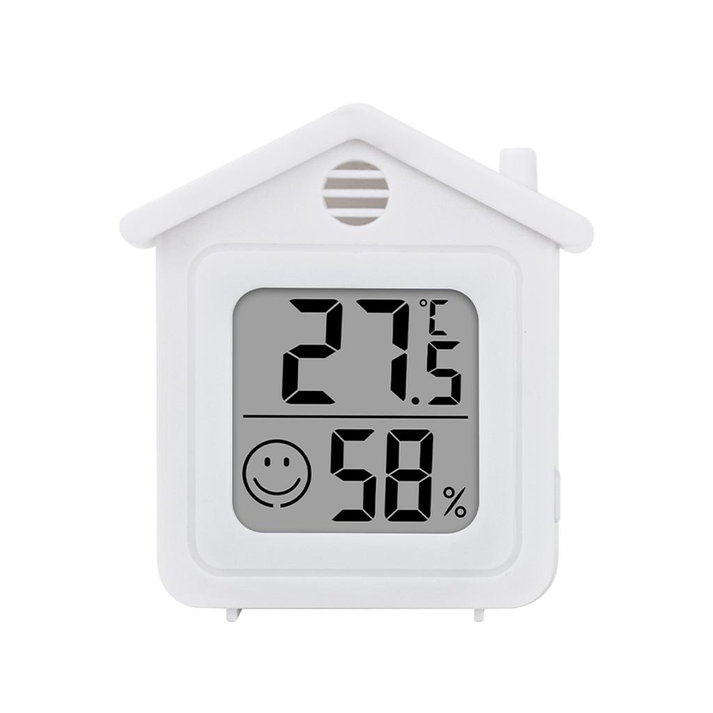 1Pc Small House Thermo and Hygrometer Accurate Home Baby Room Thermometer Detector Mini Portable Electronic Temperature and Hygrometer
