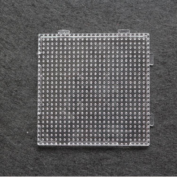 2.6mm Hama Beads Pegboard Mini Template Board Pixel Art Tool Circular Square Educational DIY Figure Material Board
