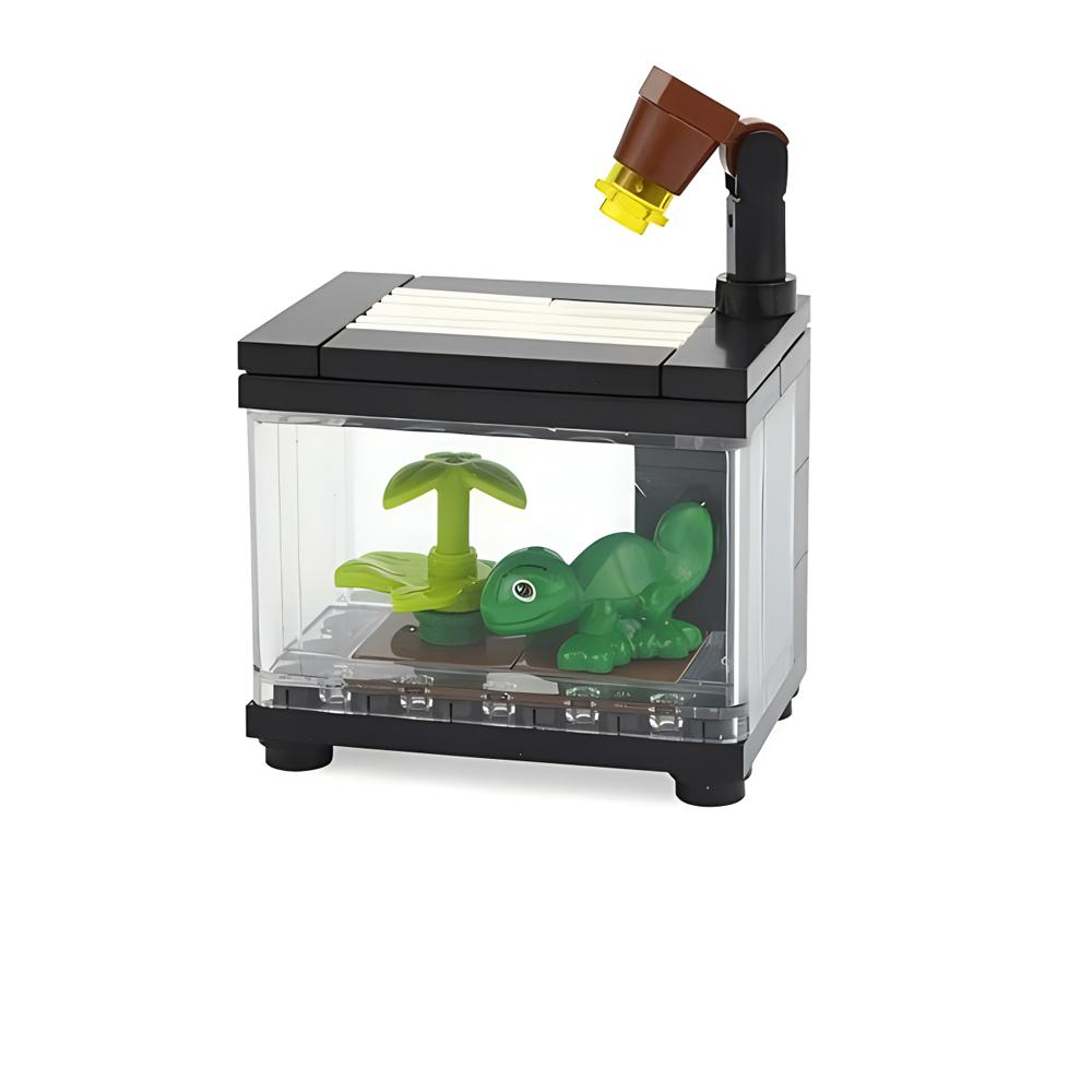 City Furniture Bed Series Creative Bricks TV Kitchen Bedroom Bathroom Parts Basketball Stand DIY Kits Kids Toys Building Blocks