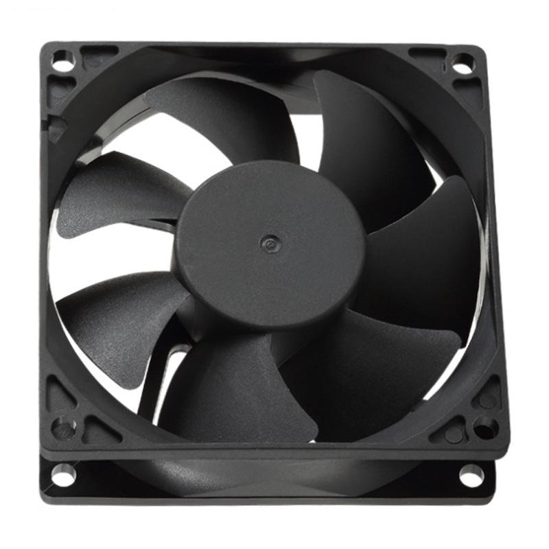 DC8025 Cooling Fan 80x80x25mm, Double Ball Bearing, 8cm Fan, 5V/12V/24V