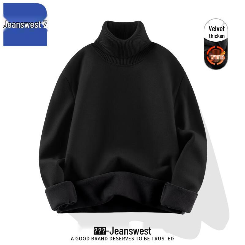 

Jeanswest Men s & Teenagers Fleece-Lined Turtleneck Sweater ANJ24 2XL