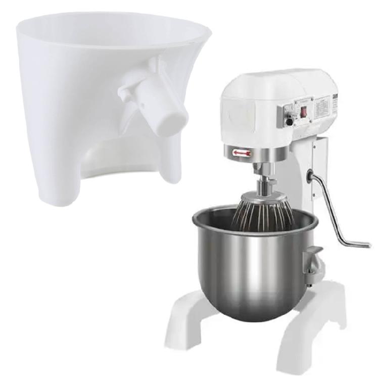 Space Saving Stand Mixer Accessory Flour Funnel For Smooth Ingredient Pouring Spill Proof Food Safe ABS Easy Baking