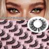 30 Pairs Of Dense Curled Eyelashes False Eyelash Dense Simulation