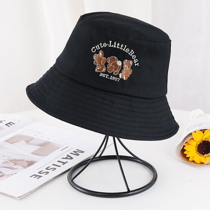 Big head circumference bucket hat boys and girls casual versatile face small wide brim sun hat couple basin hat