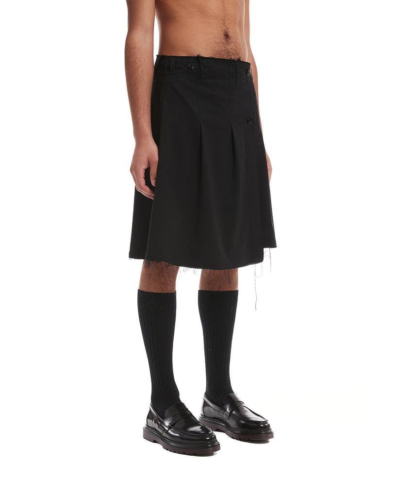 Trunk Project Black Pleated Wrap Skirt