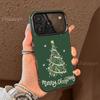 Christmas Tree Pattern Phone Case for iPhone17 16 15 14 13 12 11 Pro/ Max/Plus Shock-proof Rear Cover Anti-fingerprint