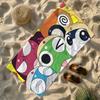 Keroro Gunsou Frog Towel Soft Lightweight Anti-Sand Large Beach Towel Quick-Drying Bath Sports Family