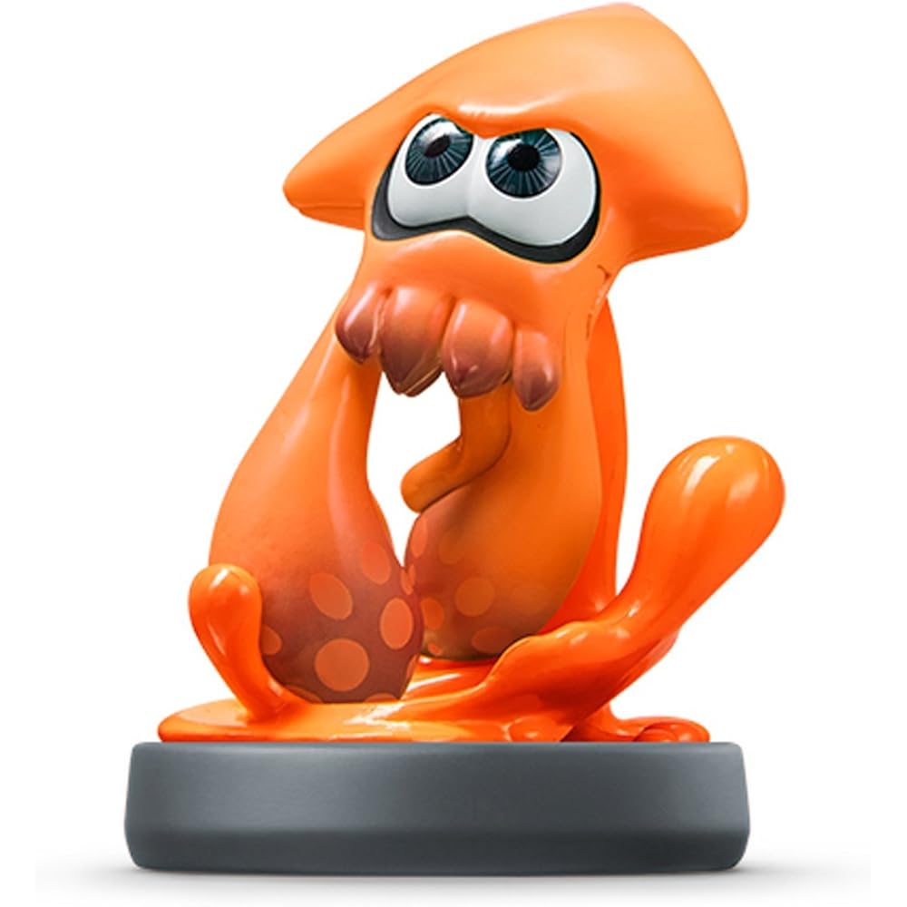 amiibo Squid [Orange] (Splatoon Series)
