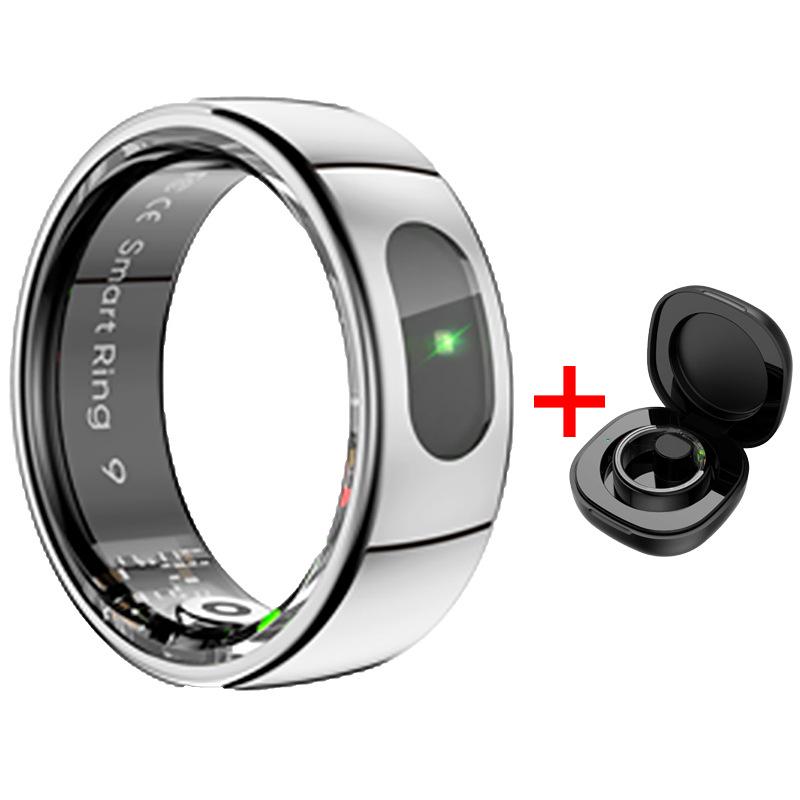 QRING R08 Smart Ring: Wodoodporny z monitorowaniem tlenu we krwi, snu, tętna, alertami o wiadomościach, sterowaniem gestami.