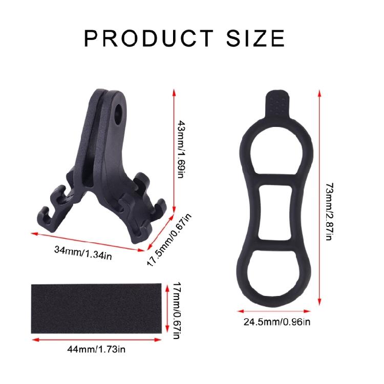 Bicycles Front Light Torch Mount Rack Bicycles Headlight Holder Bicycles Mounting Brackets Flashlight Holder Torch Clip