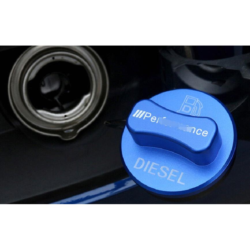 For Benz GLK 2009-2014 2015 Blue Aluminum Exterior Fuel Tank Cap Cover Trim 1PCS