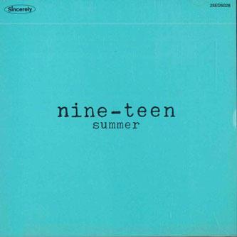 

CD NINE-TEEN - Summer 25ED6028 CENTURY RECORDS Japan Obi Pop Used