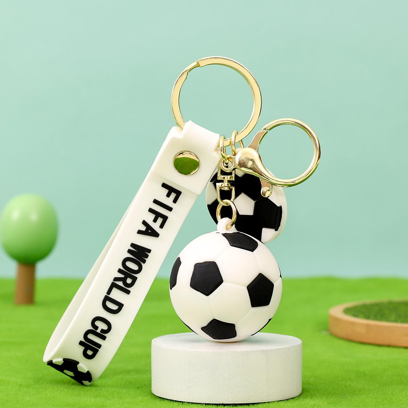 Cartoon Football Keychain Small Pendant, World Cup Peripherals, Souvenirs, Key Chain, Football Schoolbag Pendant, Small Gifts.