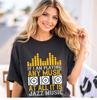 Music T-Shirt Music Tee Rock Band Tee Music Slogan Tee Gift for Boy Teen Girls Mom Dad Grandma Grandpa Family Sister Brother Crew Team Party